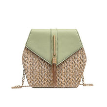 Load image into Gallery viewer, Handmade Woven Beach Circle Bohemia Shoulder Bag