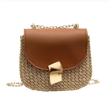 Load image into Gallery viewer, Handmade Woven Beach Circle Bohemia Shoulder Bag