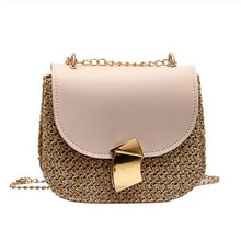 Load image into Gallery viewer, Handmade Woven Beach Circle Bohemia Shoulder Bag