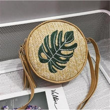 Load image into Gallery viewer, Handmade Woven Beach Circle Bohemia Shoulder Bag